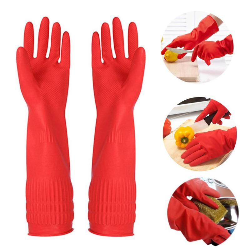 Red Washing Gloves